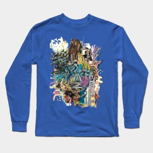 Mask Distortion Long Sleeve T-Shirt